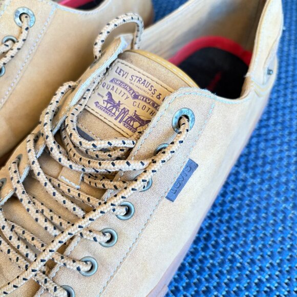 Levi’s 501 Tan Low-Top Sneakers Men’s 10 - Pre-owned - Picture 5 of 14
